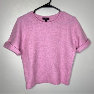 J. Crew Short-sleeve sweater in supersoft yarn SM